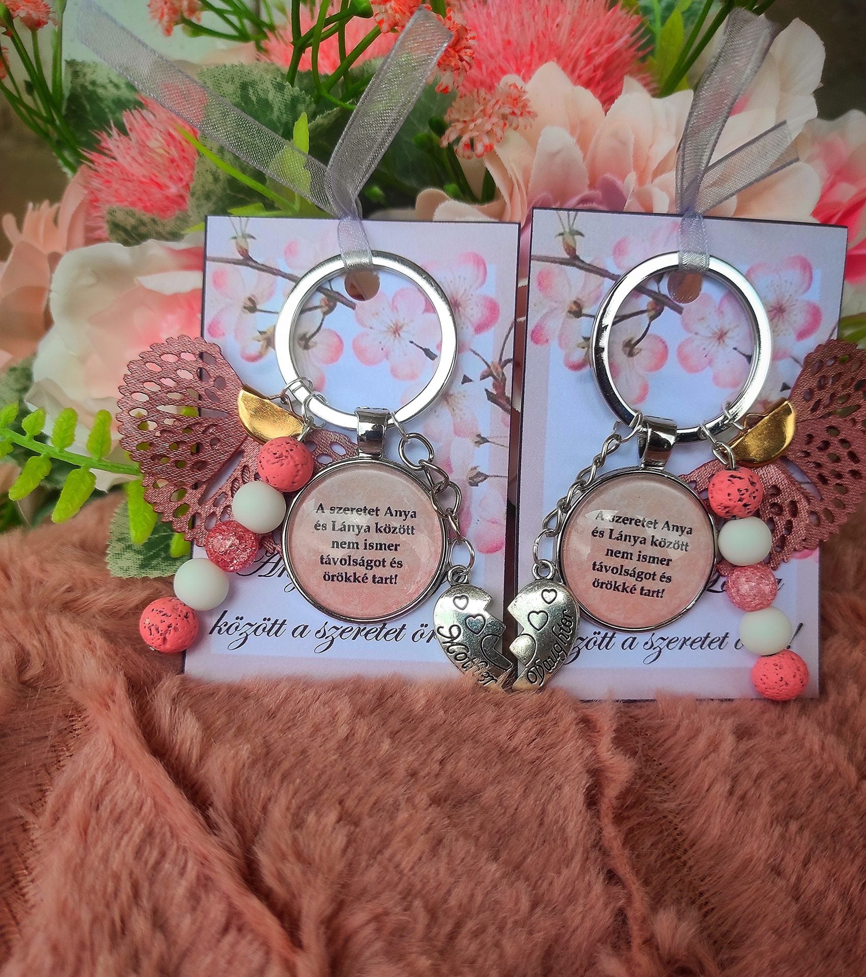 Anya lánya páros kulcstartó szett